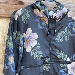 Thread & Supply floral pullover windbreaker